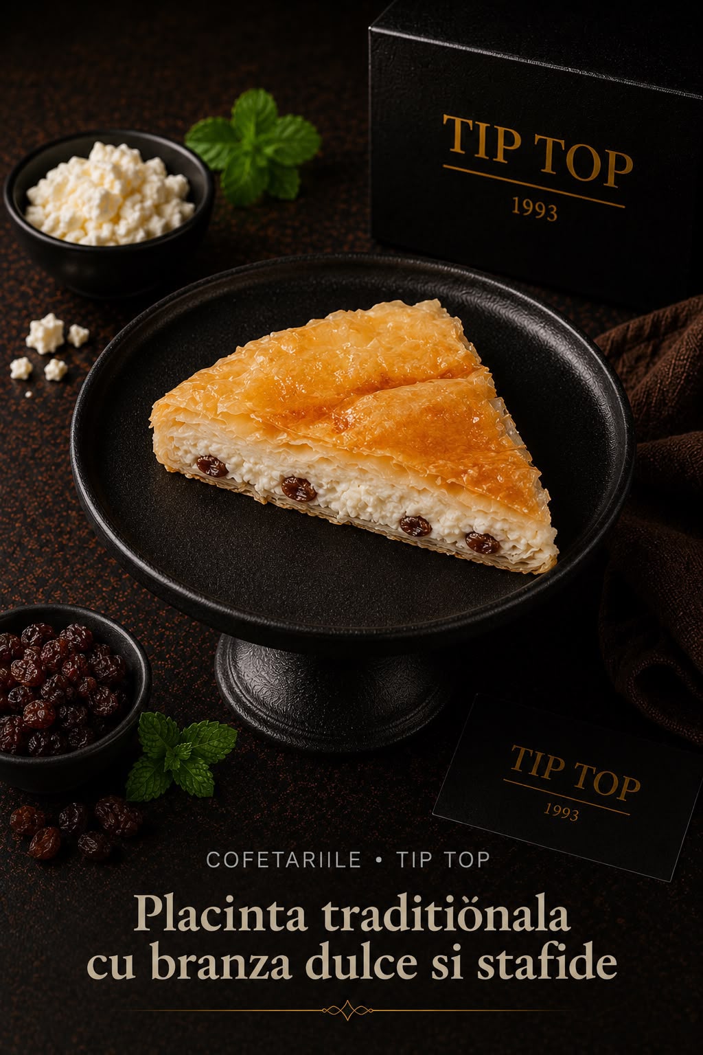 placinta traditionala cu branza dulce